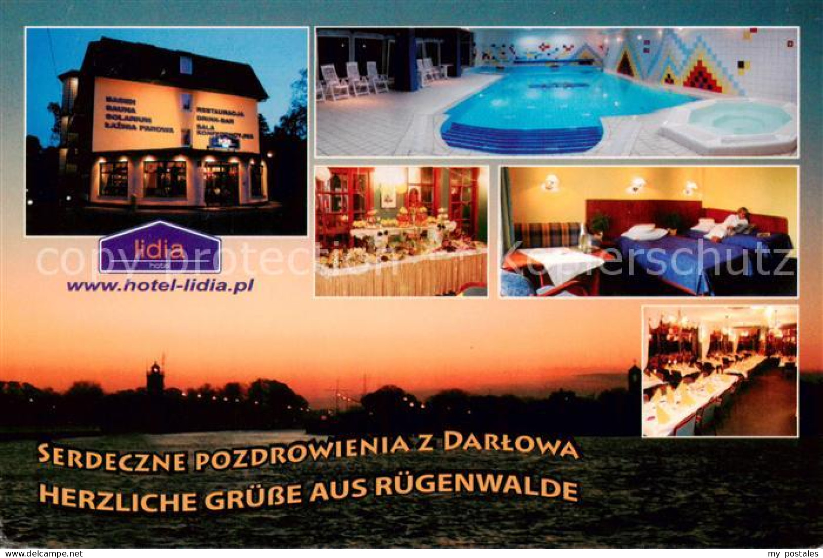 73856738 Darlowo Ruegenwalde Pommern PL Hotel Lidia Hallenbad Gastraum Zimmer   - Polen