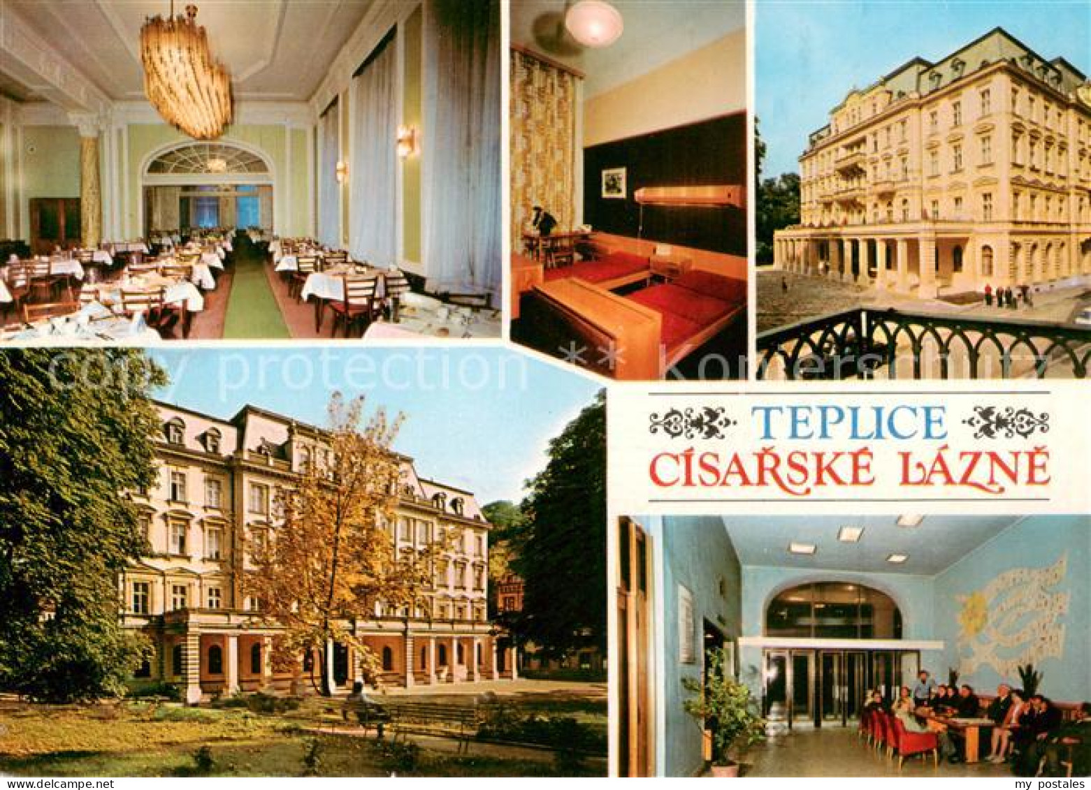 73856726 Teplice  Teplitz-Schoenau CZ Cisarske Lazne Speisesaal Appartement Konf - Czech Republic