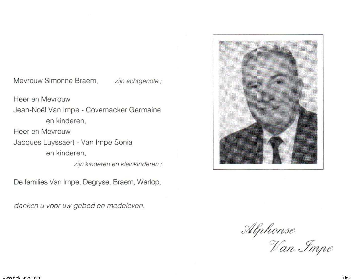 Alphonse Van Impe (1926-1995) - Imágenes Religiosas