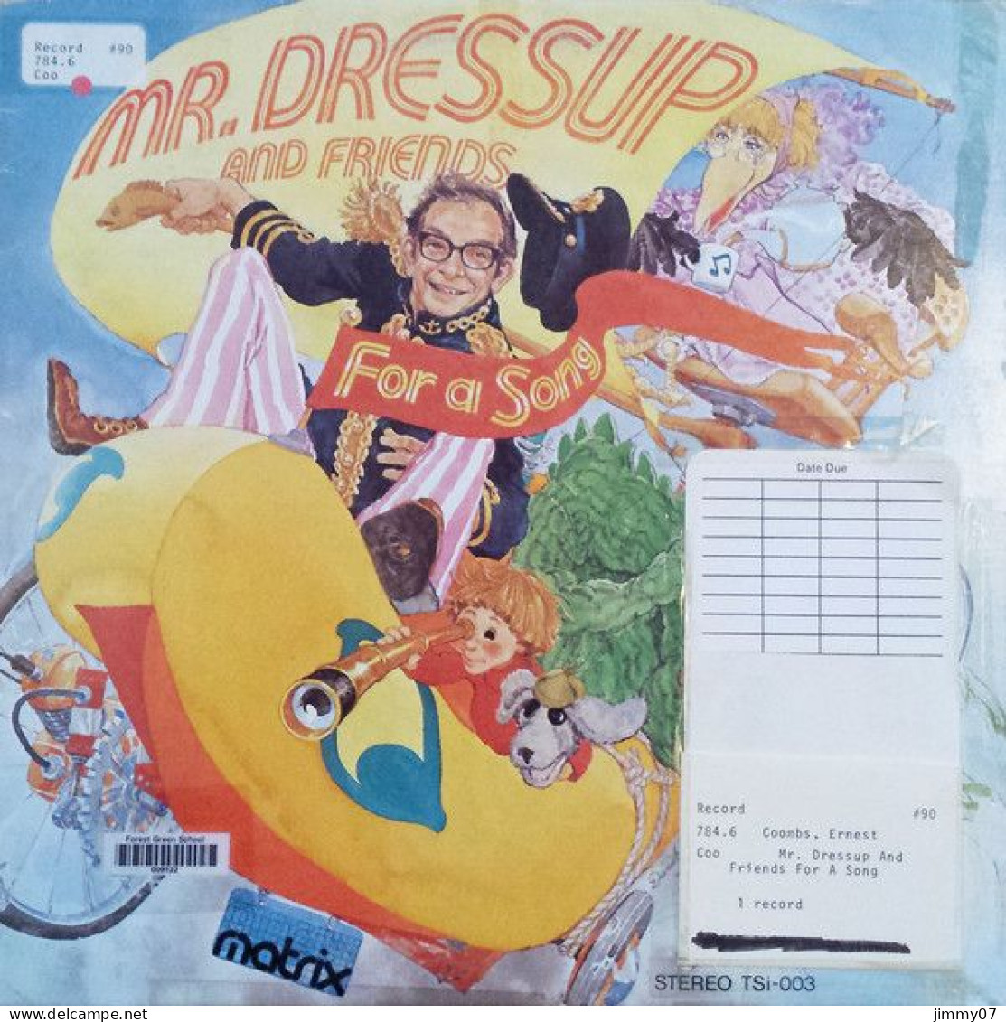 Mr. Dressup - For A Song (LP) - Niños