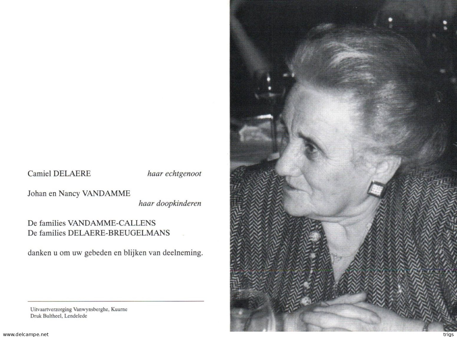 Lia Maria Vandamme (1925-1995) - Devotion Images