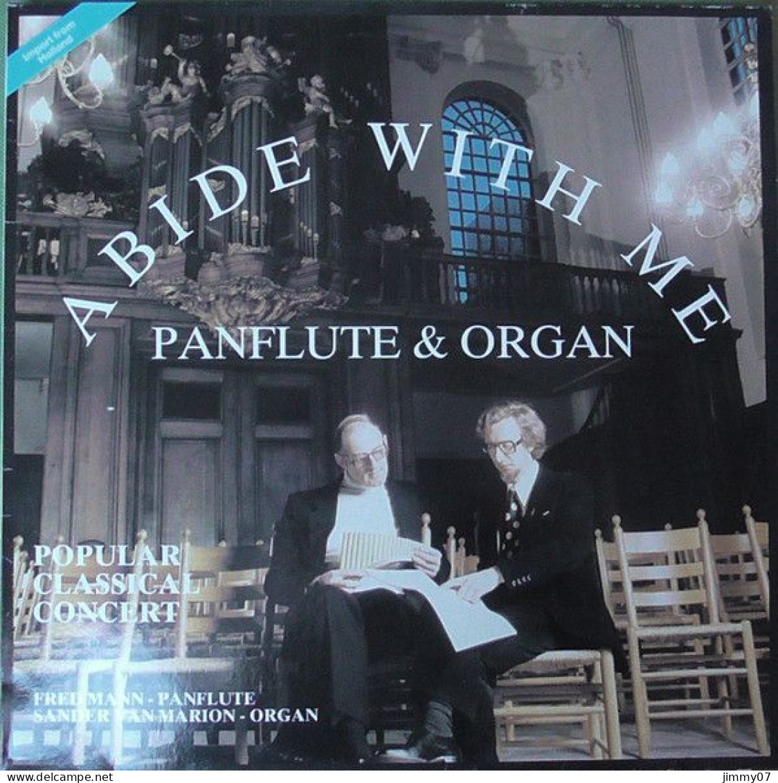 Fred Mann & Sander Van Marion - Abide With Me - Panflute & Organ (LP) - Klassiekers