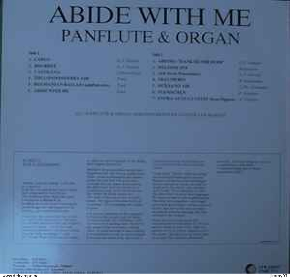 Fred Mann & Sander Van Marion - Abide With Me - Panflute & Organ (LP) - Classique