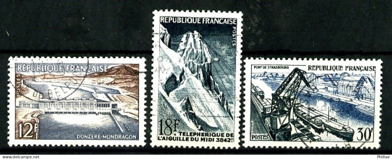 1078/1080 - Réalisations Techniques - Complet 3 Valeurs - Oblitérés - TB - Used Stamps