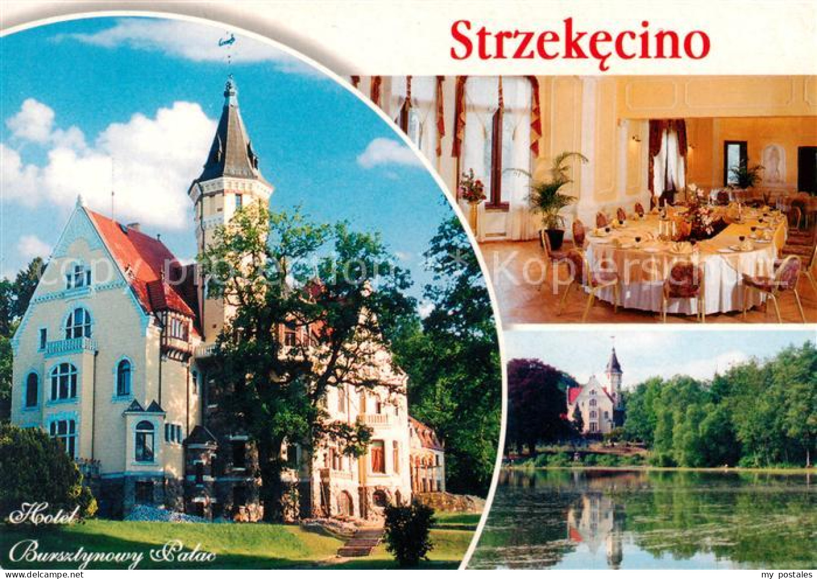 73856626 Swieszyno Poland Hotel Bursztynowy Palac Festsaal Gondelteich  - Pologne