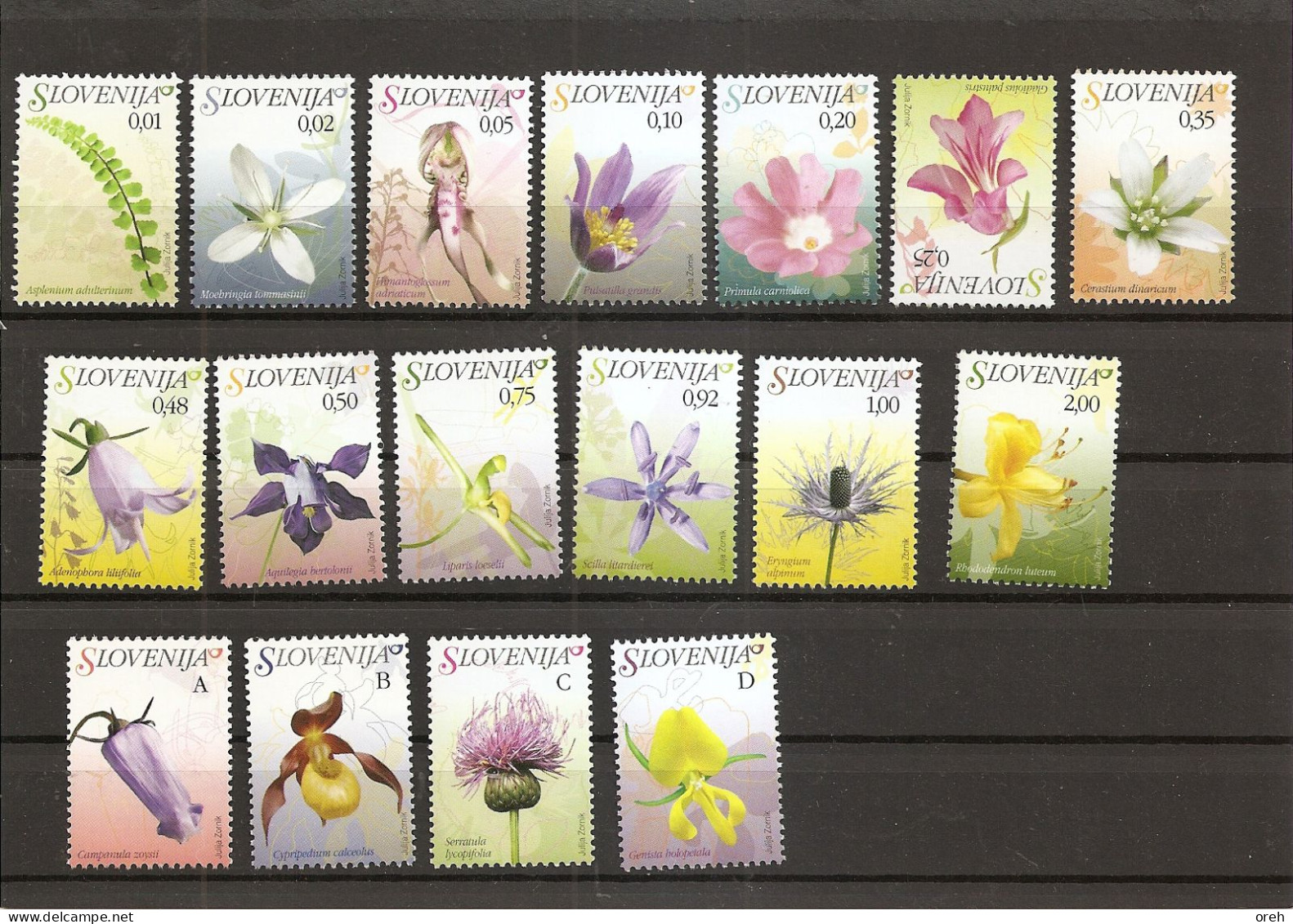 SLOVENIA ,SLOWENIEN 2007,FLORA,PLANTS,MNH - Slovenië