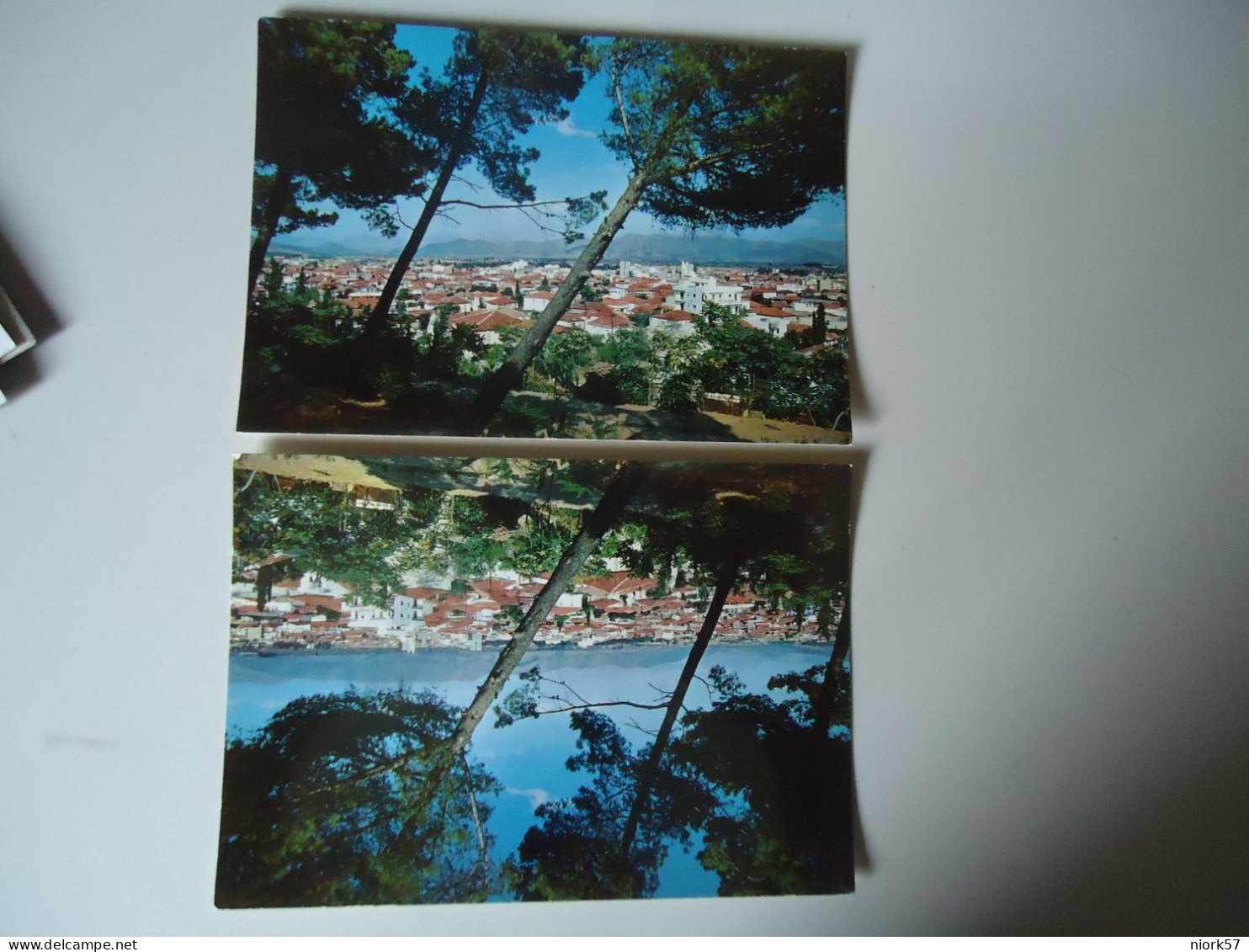 GREECE 2  POSTCARDS  TRIPOLI ΤΡΙΠΟΛΗ   FOR MORE PURCHASES 10% DISCOUNT - Grèce