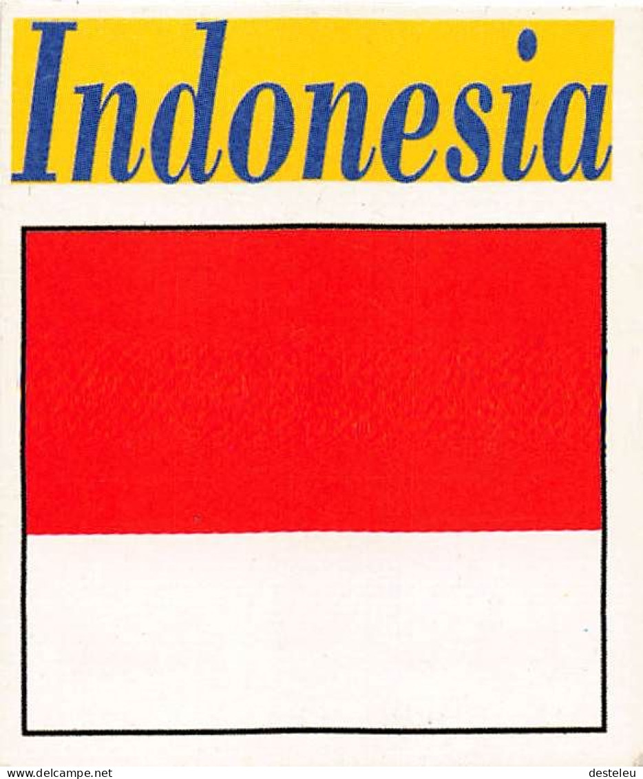 Flag Chromo - Indonesia - 5 X 5 Cm - Andere & Zonder Classificatie