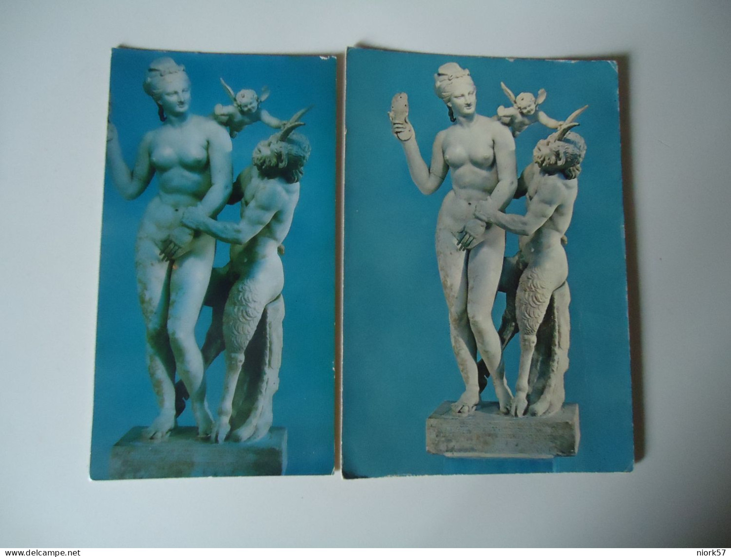 GREECE 2  POSTCARDS  ΑΦΡΟΔΙΤΗ VENUS DIFFERENT   FOR MORE PURCHASES 10% DISCOUNT - Griechenland