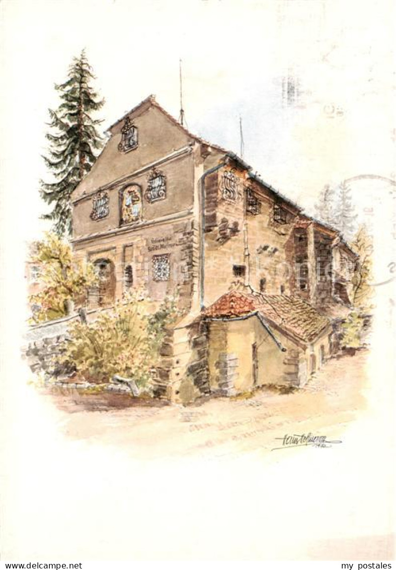 73856442 Schaerding Inn AT Heimathaus Kuenstlerkarte  - Sonstige & Ohne Zuordnung