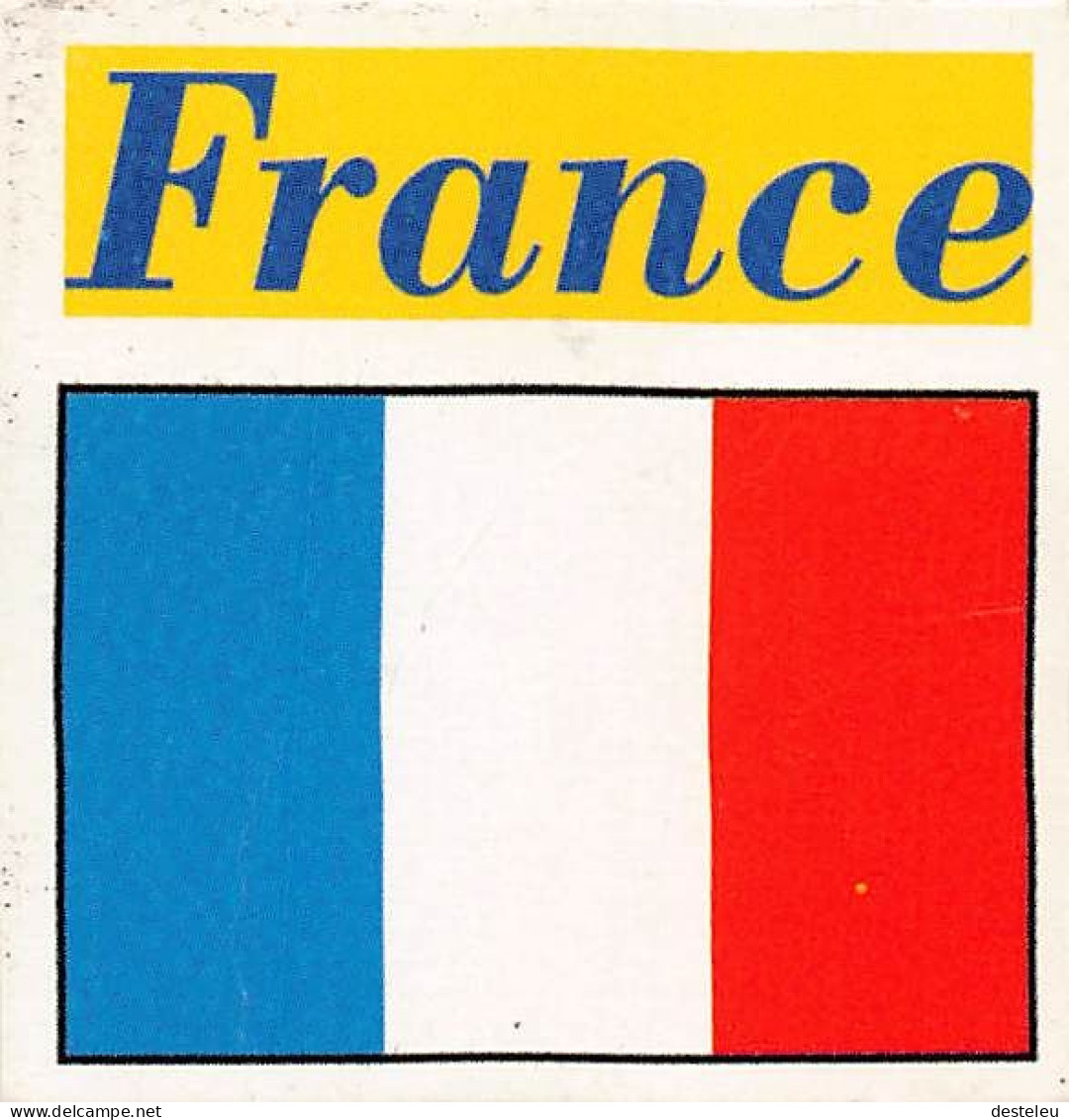 Flag Chromo - France - 5 X 5 Cm - Andere & Zonder Classificatie