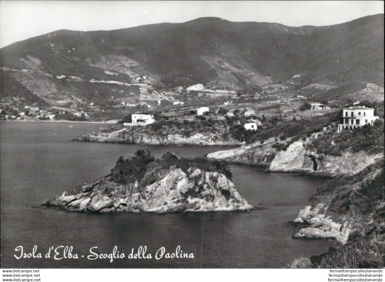 Al538 Cartolina Isola D'elba Scoglio Della Paolina Provincia Di Livorno - Livorno