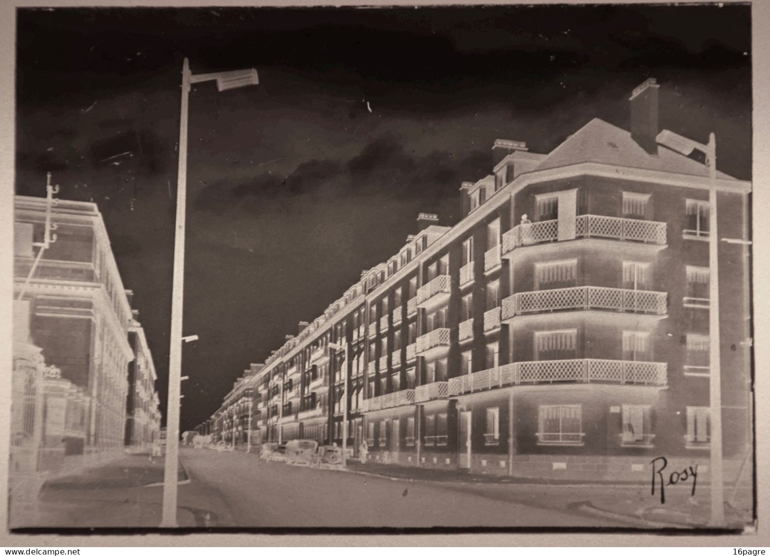 PLAQUE DE VERRE. RUE VILLES-MARTIN, RUE DE GAULLE,  SAINT-NAZAIRE. LOIRE-ATLANTIQUE - Glass Slides