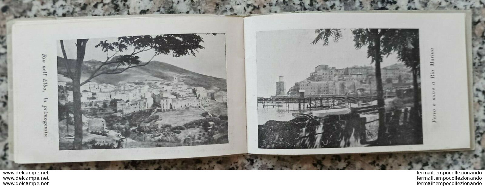 z173 isola d'elba libretto con 15 immagini  provincia di livorno