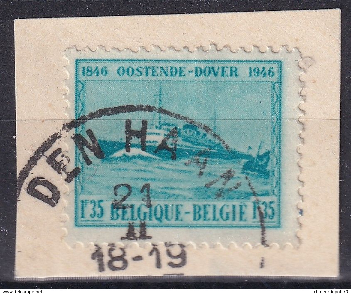 Timbres Oostende Cachet DE HAAN - Gebruikt