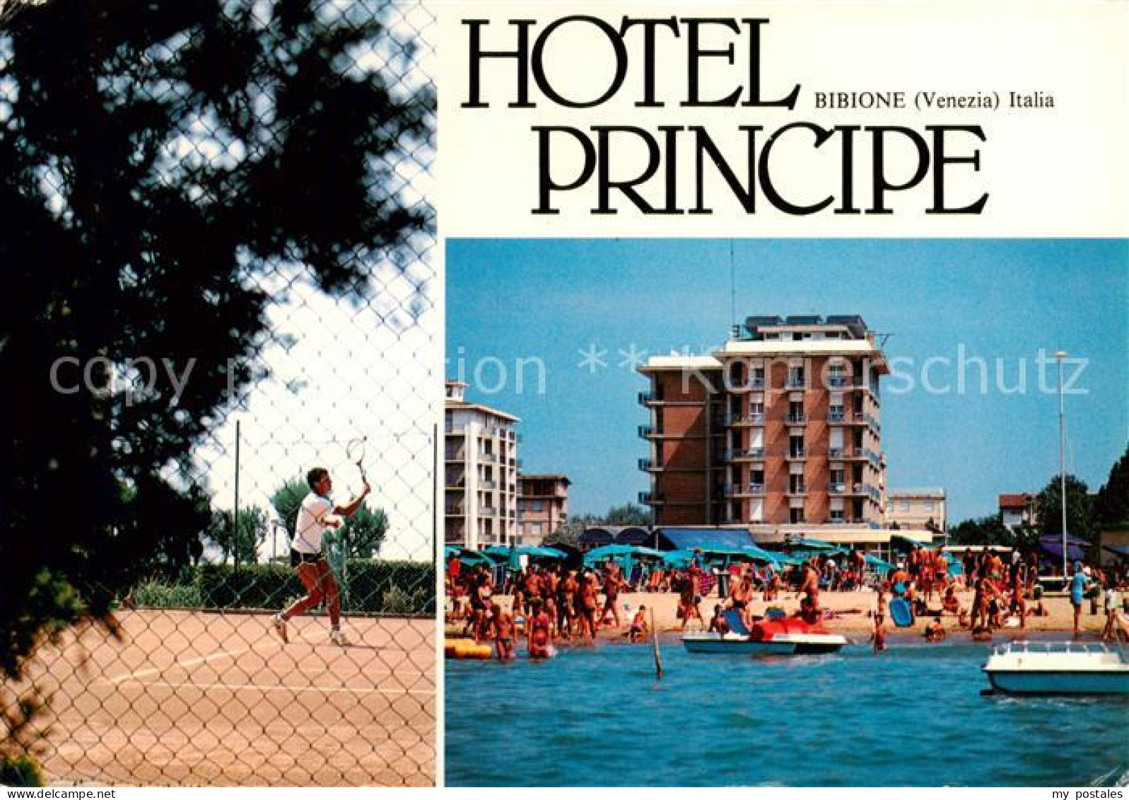 73856355 Bibione IT Hotel Principe Strand Tennisplatz  - Andere & Zonder Classificatie