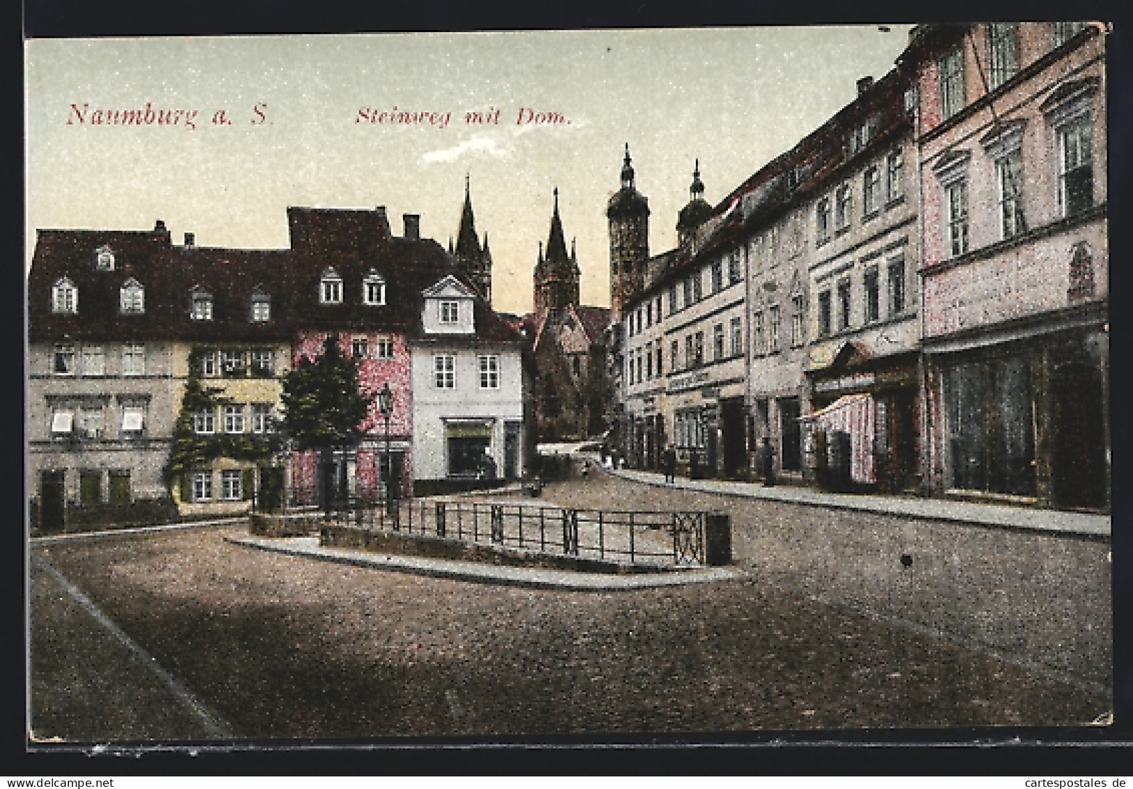 AK Naumburg A. S., Steinweg Mit Dom  - Naumburg (Saale)