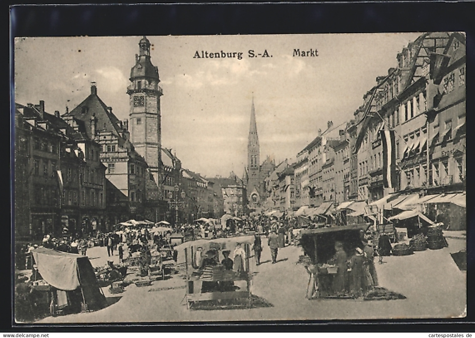 AK Altenburg / S.-A., Markt  - Altenburg