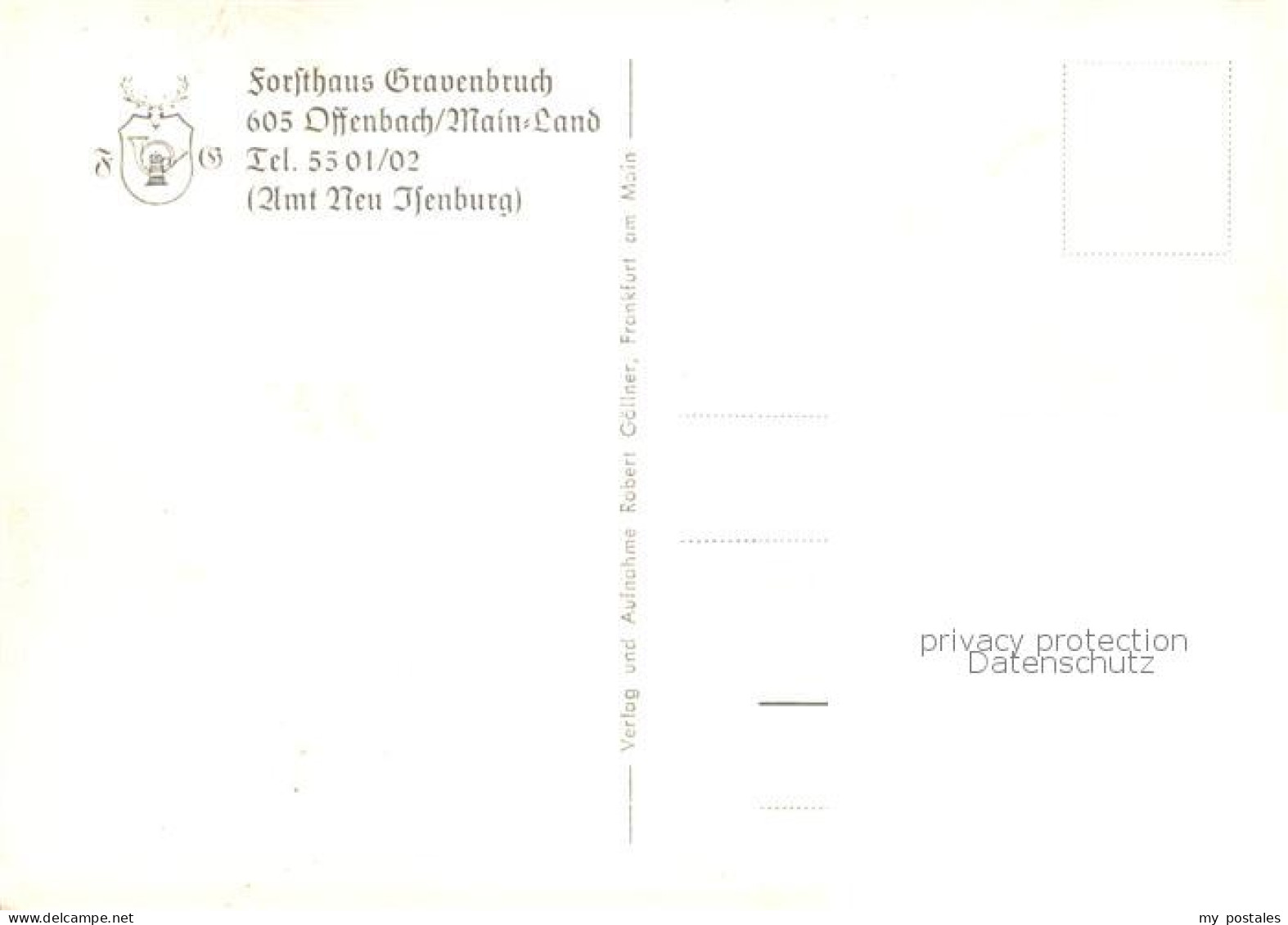 73856261 Offenbach  Main Forsthaus Gravenbruch Gastraum  - Offenbach