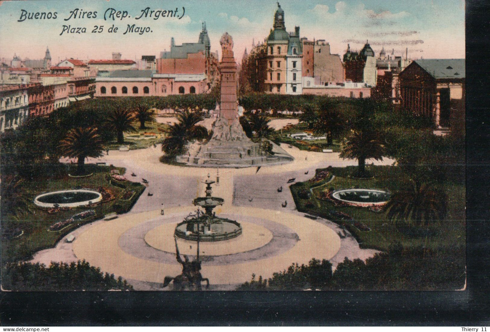 Cpa Buenos Aires Plaza 25 De Mayo - Argentine