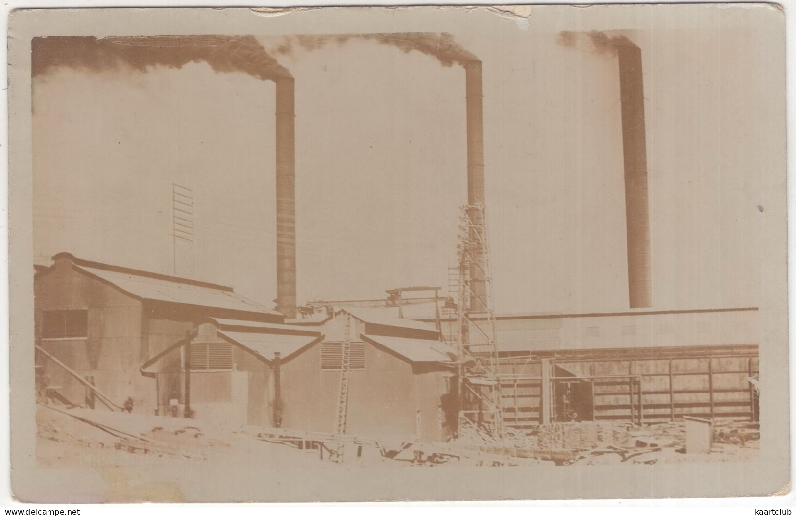 Factory, 3 Smoking Chimneys - (Transvaal, South-Africa) - 1911 - Publ.:  J.E. Jackson, Johannesburg - Südafrika