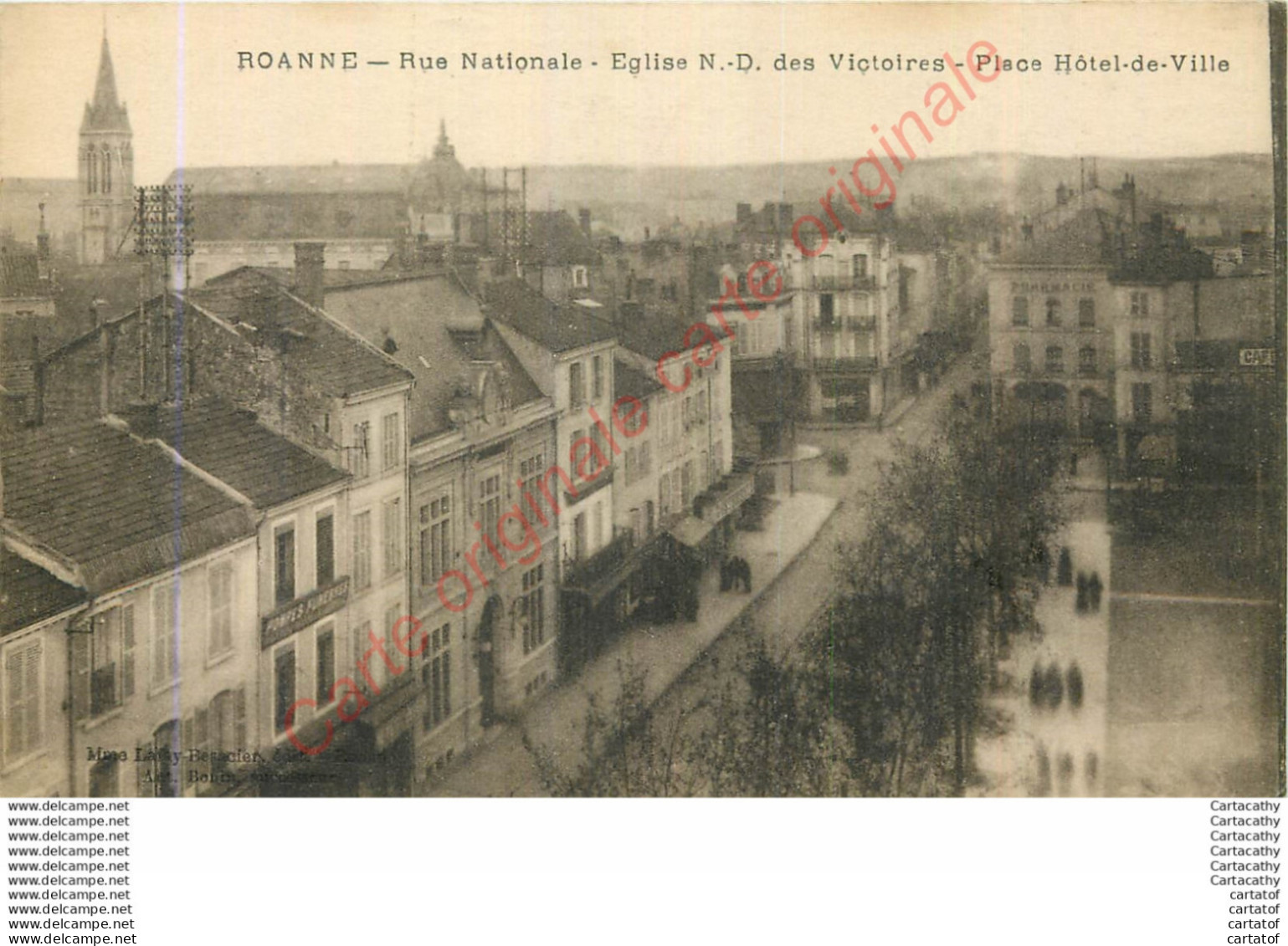 42.  ROANNE .  Rune Nationale . - Roanne