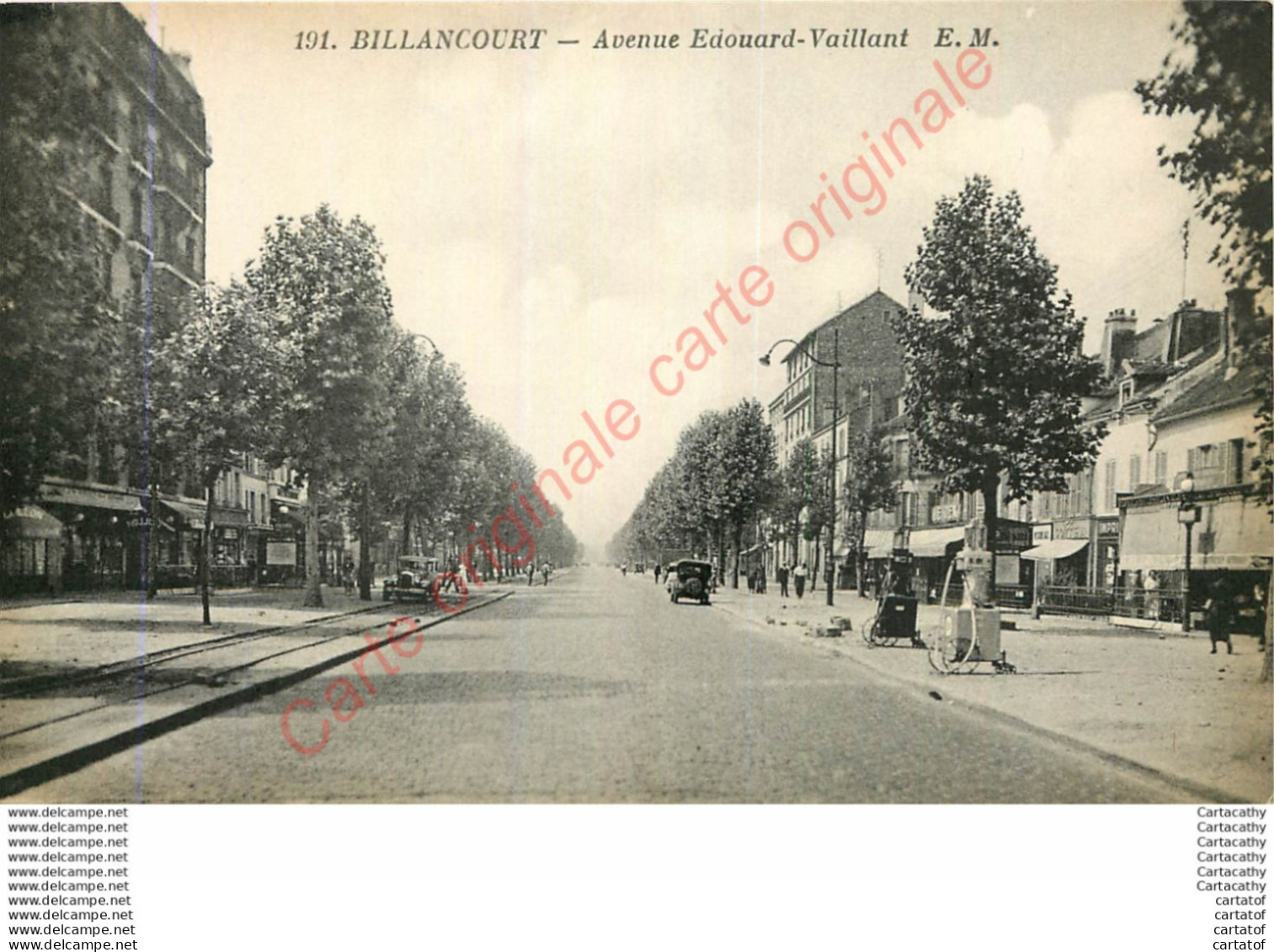 92.  BILLANCOURT .  Avenue Edouard Vaillant . - Boulogne Billancourt