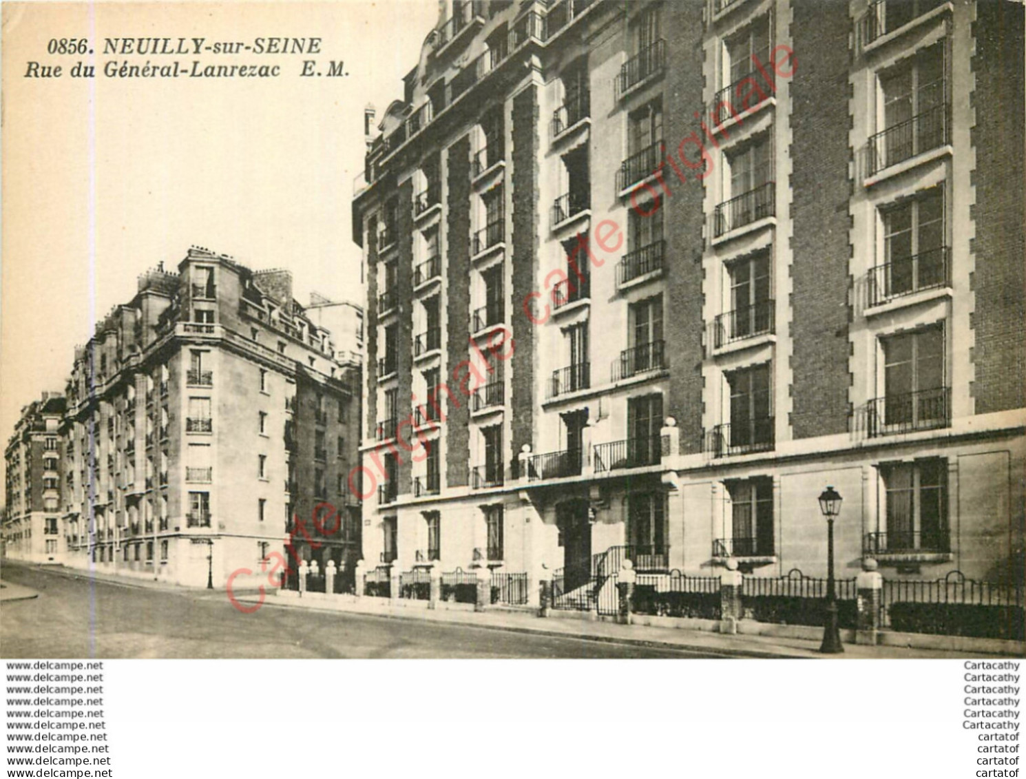 92.  NEUILLY SUR SEINE . Rue Du Général Lanrezac . - Neuilly Sur Seine