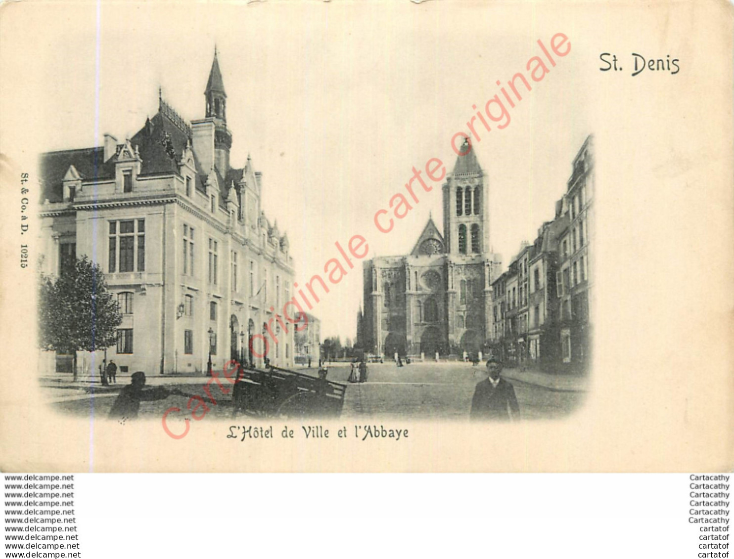 93.  SAINT DENIS .  Hôtel De Ville Et L'Abbaye . - Saint Denis