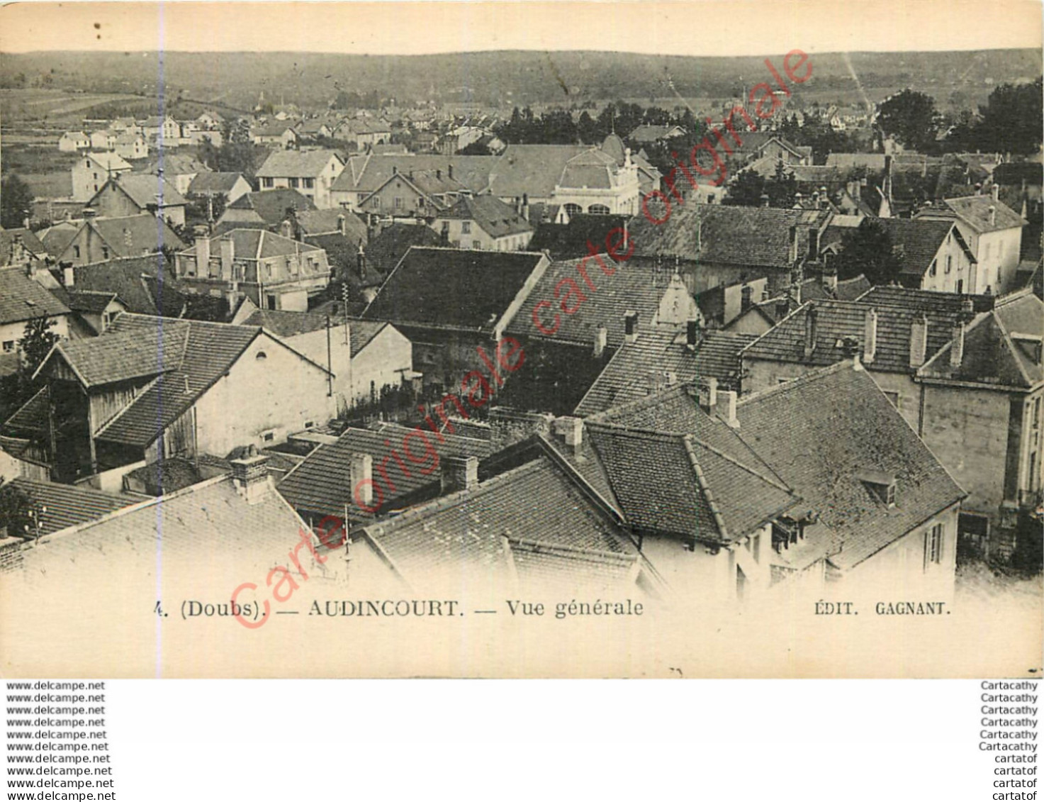 25.  AUDINCOURT .  Vue Générale . - Altri & Non Classificati