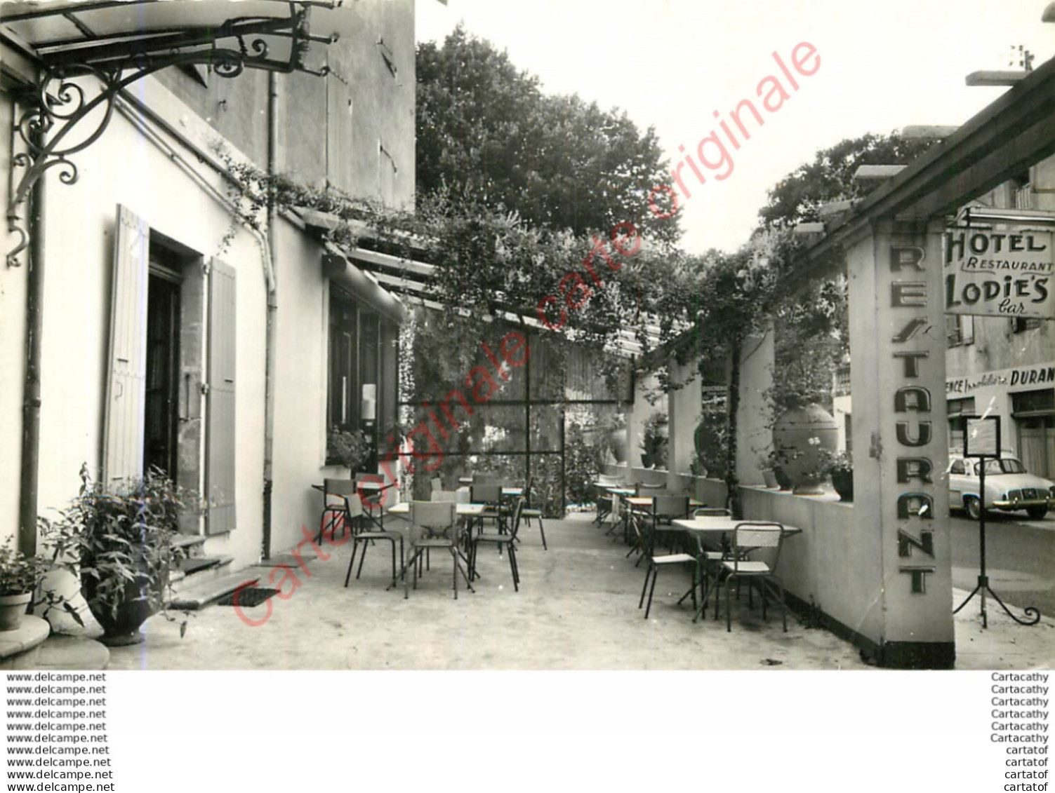 07.  VALS LES BAINS .  Hôtel LODIE'S .  La Terrasse . - Vals Les Bains