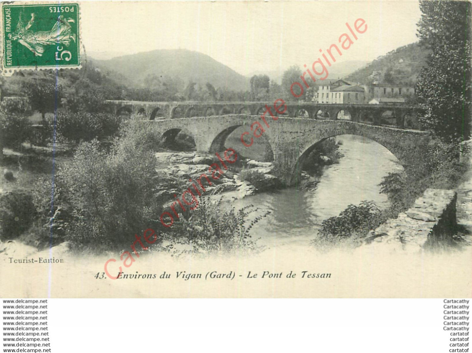 30.  LE VIGAN .   Le Pont De Tessan . - Le Vigan