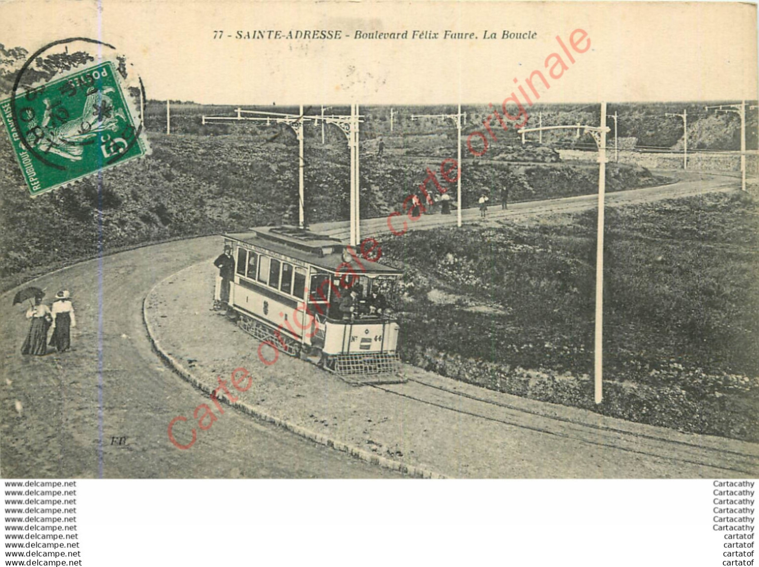 76.  SAINTE ADRESSE . Boulevard Félix Faure .  La Boucle . - Sainte Adresse