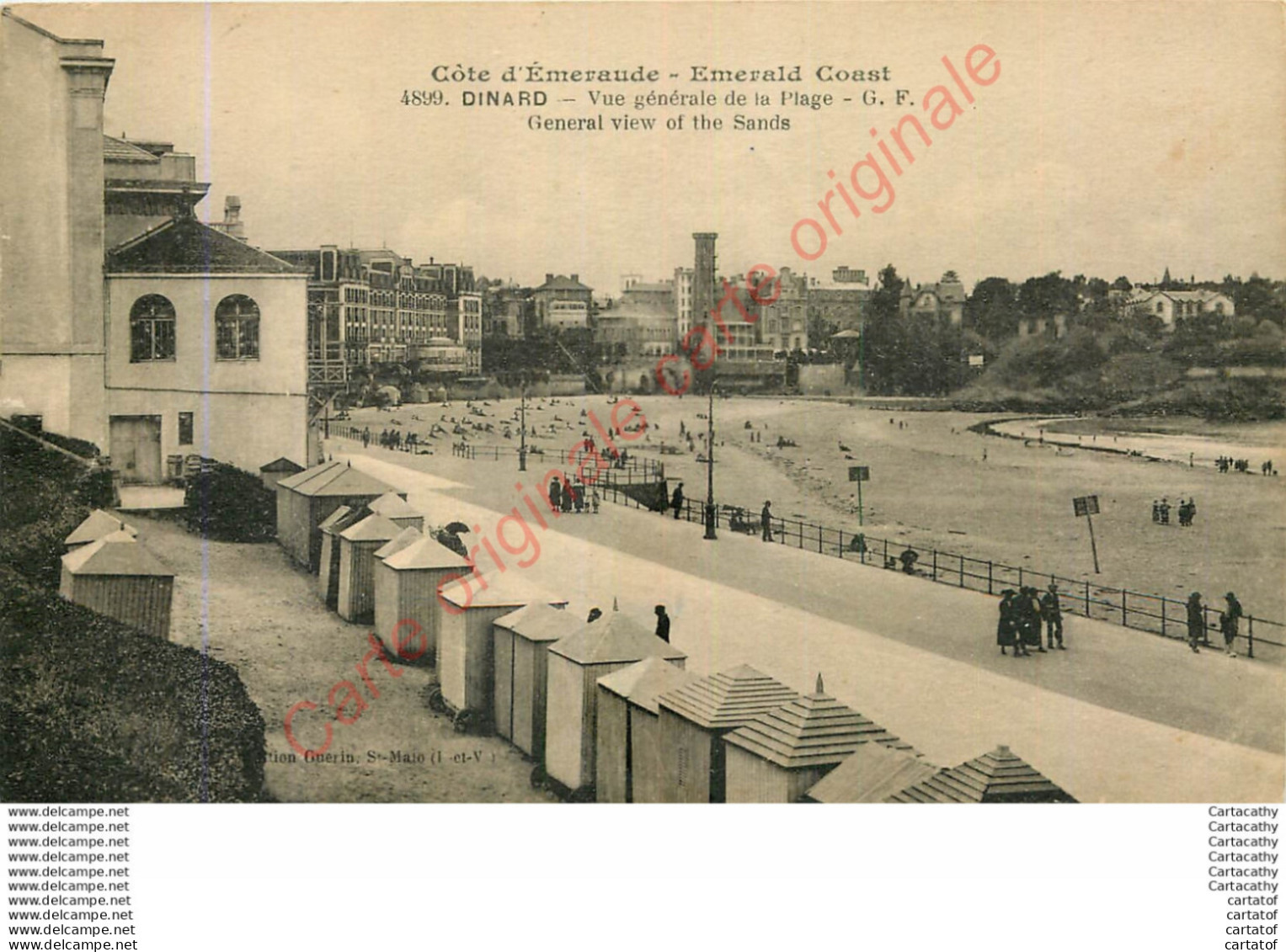 35.  DINARD .  Vue Générale De La Plage . - Dinard