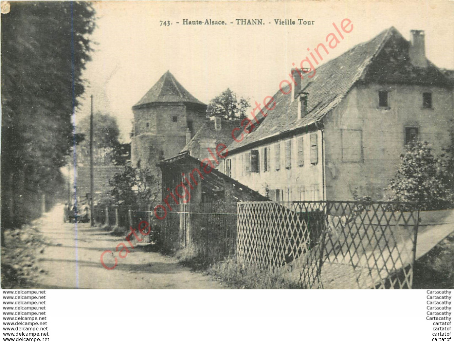 68.  THANN .  Vieille Tour . - Thann