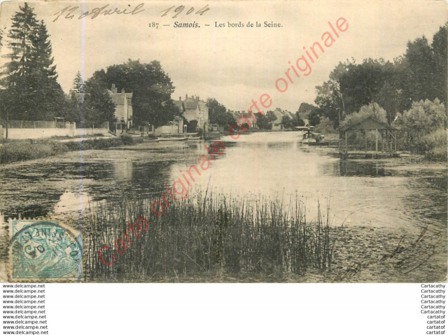 77.  SAMOIS .  Les Bords De La Seine . - Samois