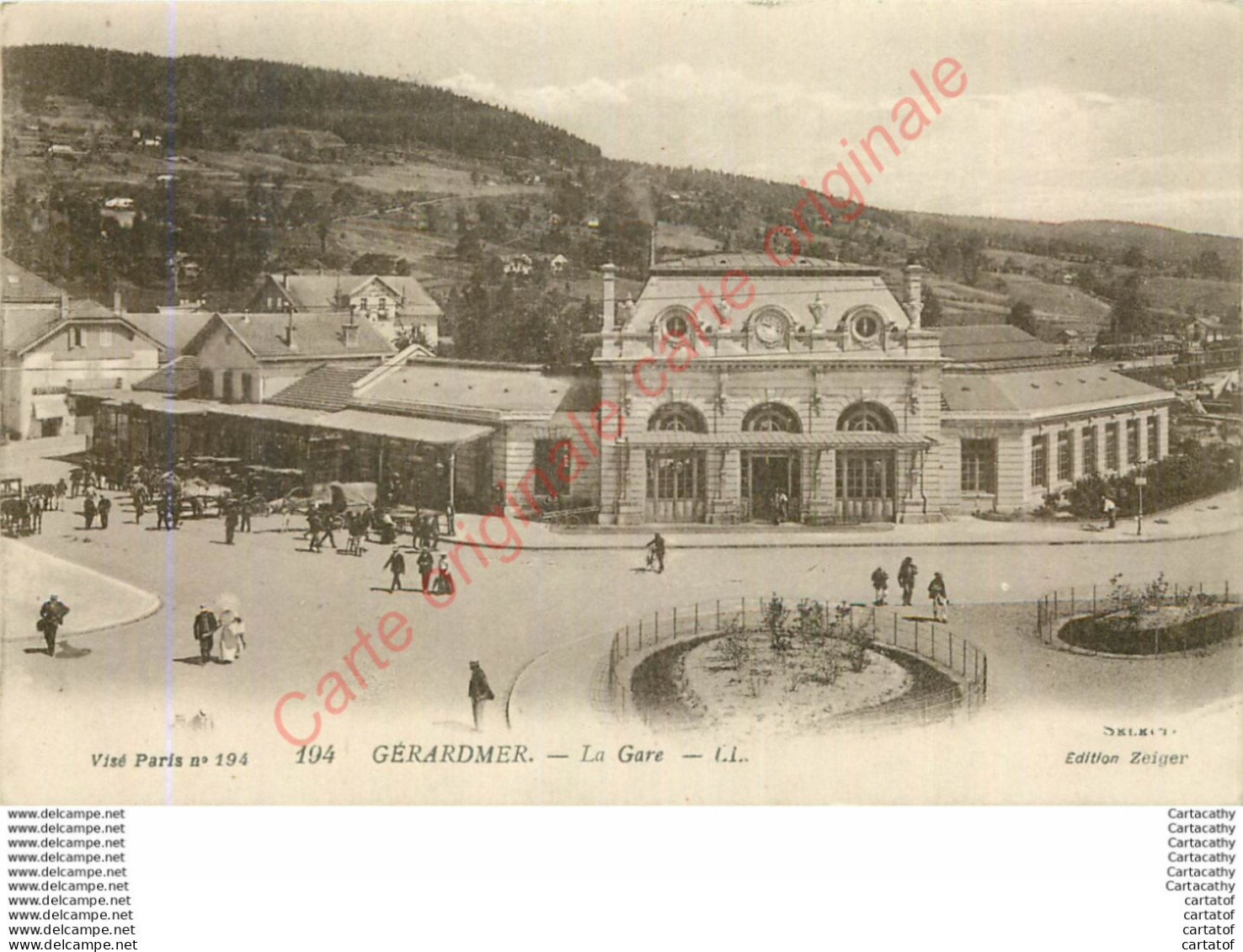 88.  GERARDMER .  La Gare . - Gerardmer