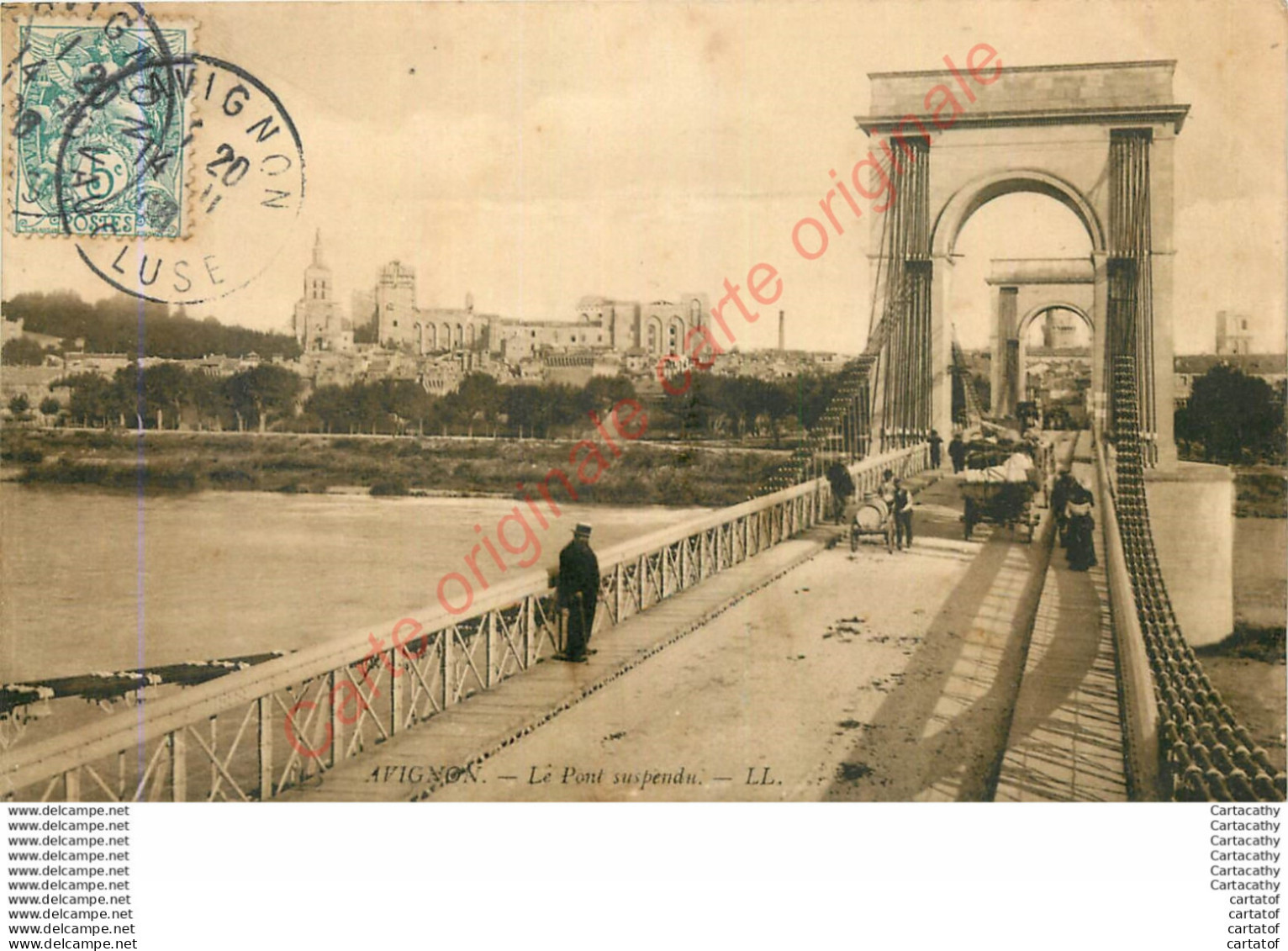 84.  AVIGNON .  Le Pont Suspendu . - Avignon