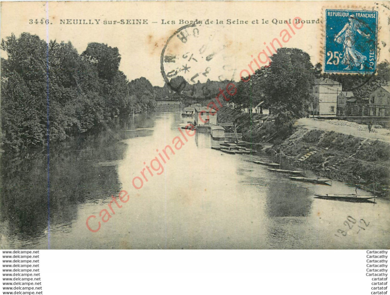 92.  NEUILLY Sur SEINE .  Les Bords De La Seine Et Le Quai ;;; - Neuilly Sur Seine