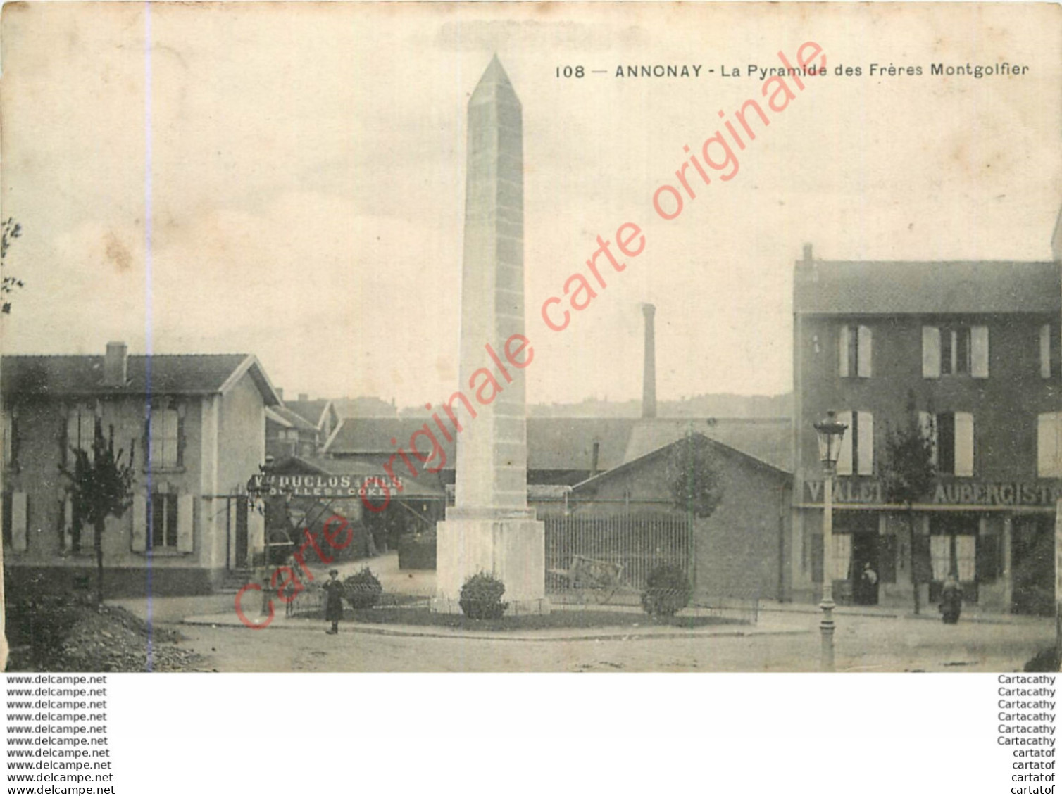 07.  ANNONAY .  La Pyramide Des Frères Montgolfier . - Annonay