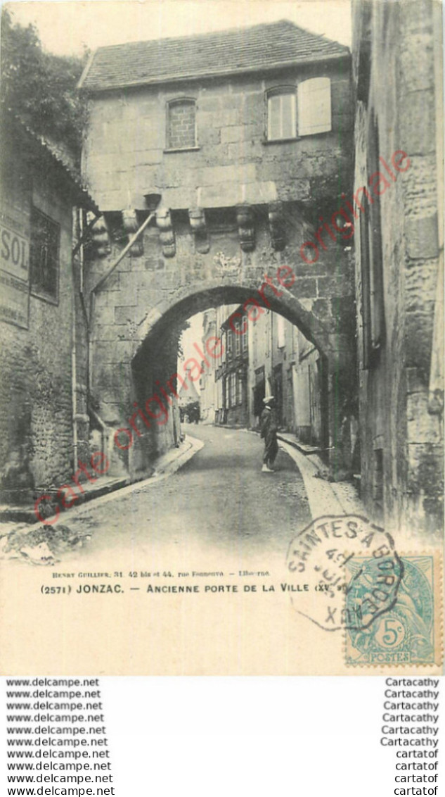 17.  JONZAC .  Ancienne Porte De La Ville . - Jonzac