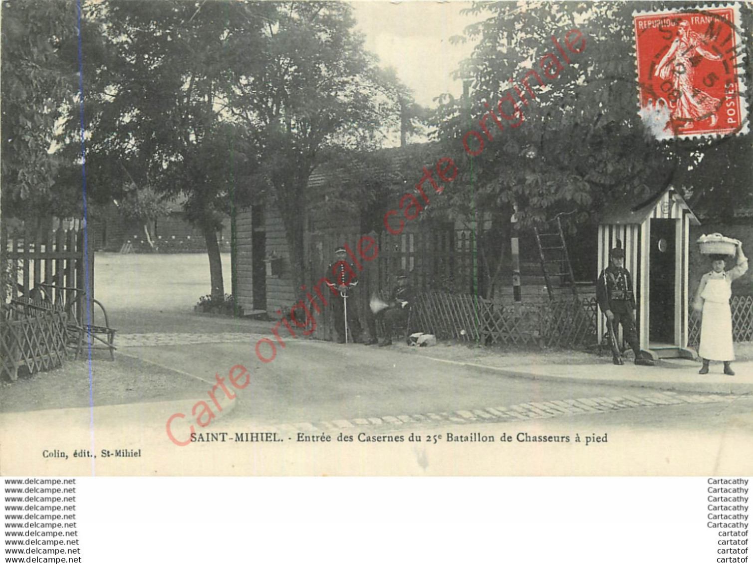 55.  SAINT MIHIEL .  Entrée Des Casernes Du 25e Bataillon De Chasseurs à Pied . - Saint Mihiel