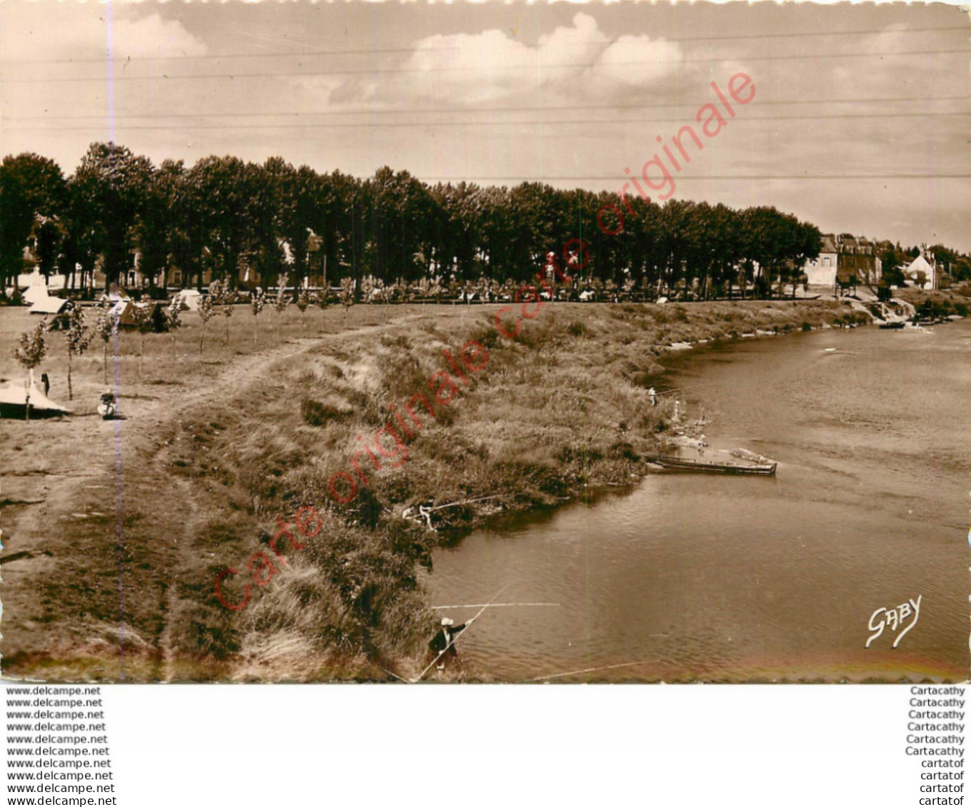 45.  MEUNG SUR LOIRE .  Le Camping Et Un Coin De Pêche . - Altri & Non Classificati