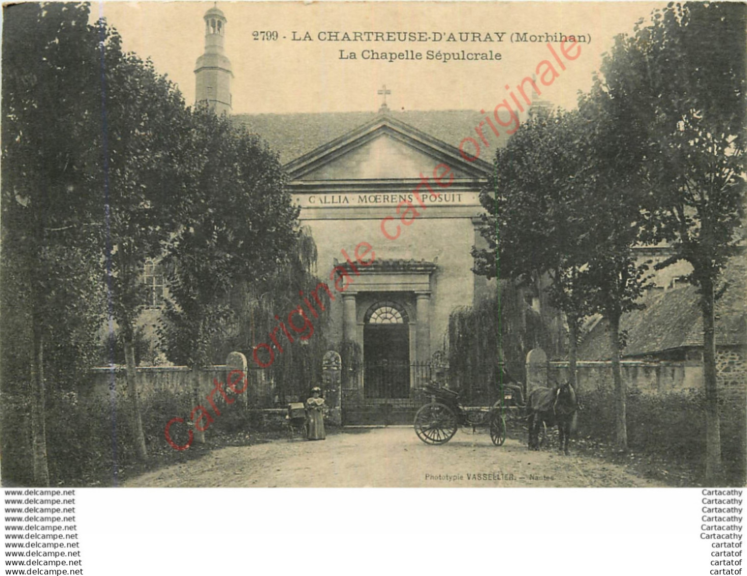 56. LA CHARTREUSE D'AURAY . La Chapelle Sépulcrale . - Auray