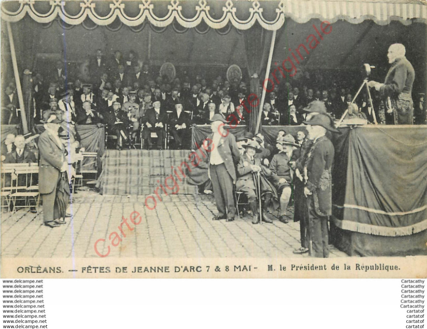 45.  ORLEANS .  Les Fêtes De Jeanne D'Arc .  M. Le Président De La République . - Orleans