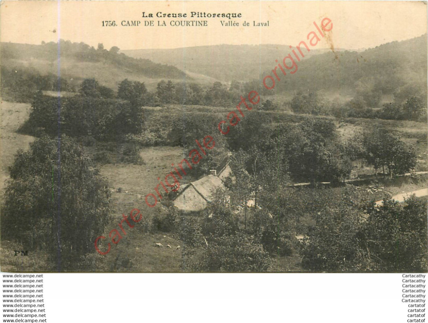 23.  CAMP DE LA COURTINE . Vallée De Laval . - La Courtine