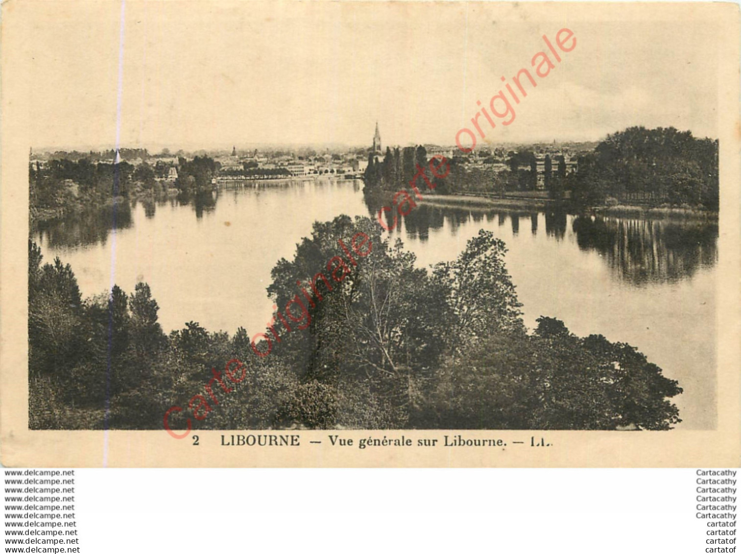 33.  LIBOURNE .  Vue Générale Sur Libourne . - Libourne