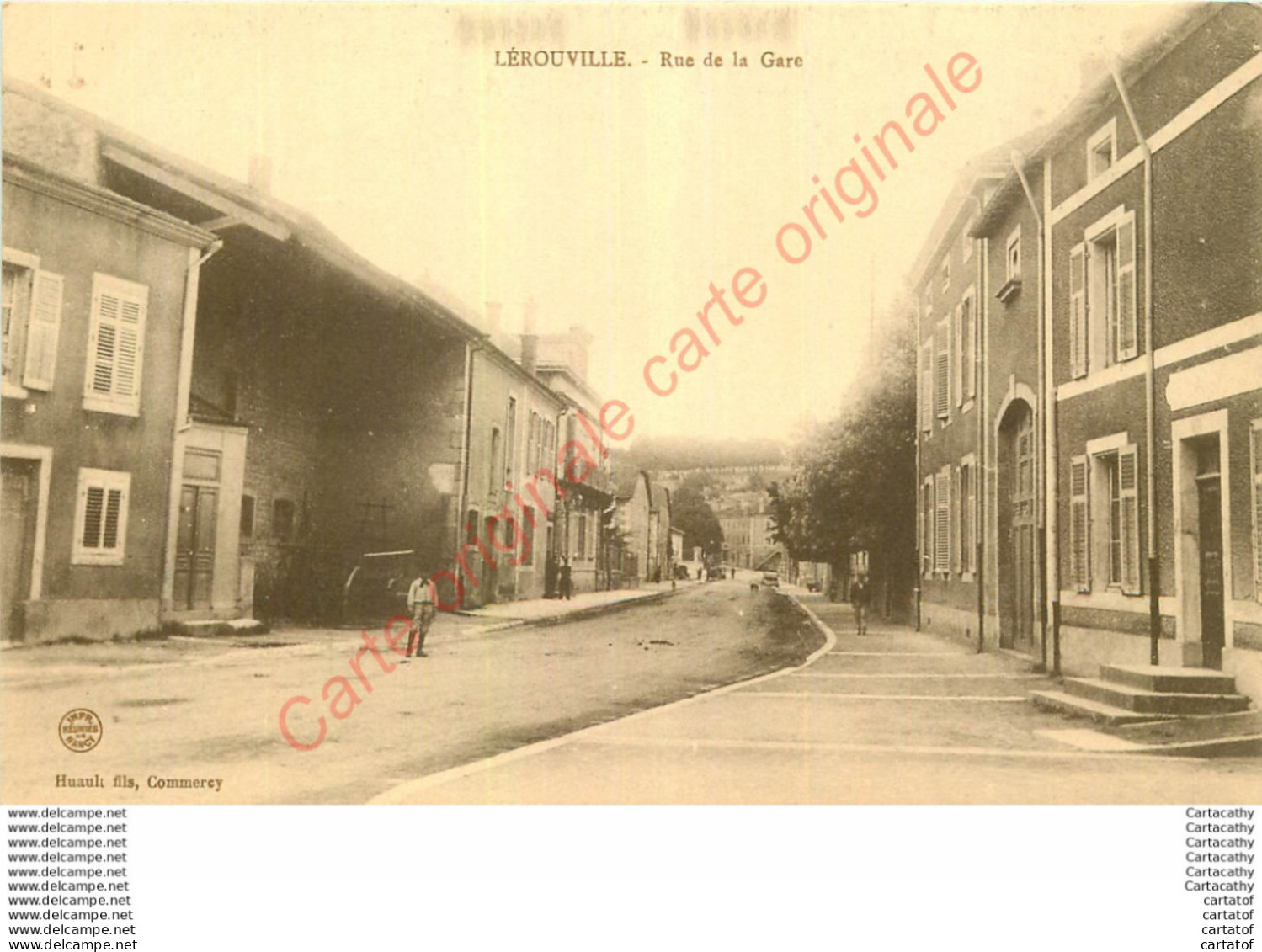 55.  LEROUVILLE .  Rue De La Gare . - Lerouville