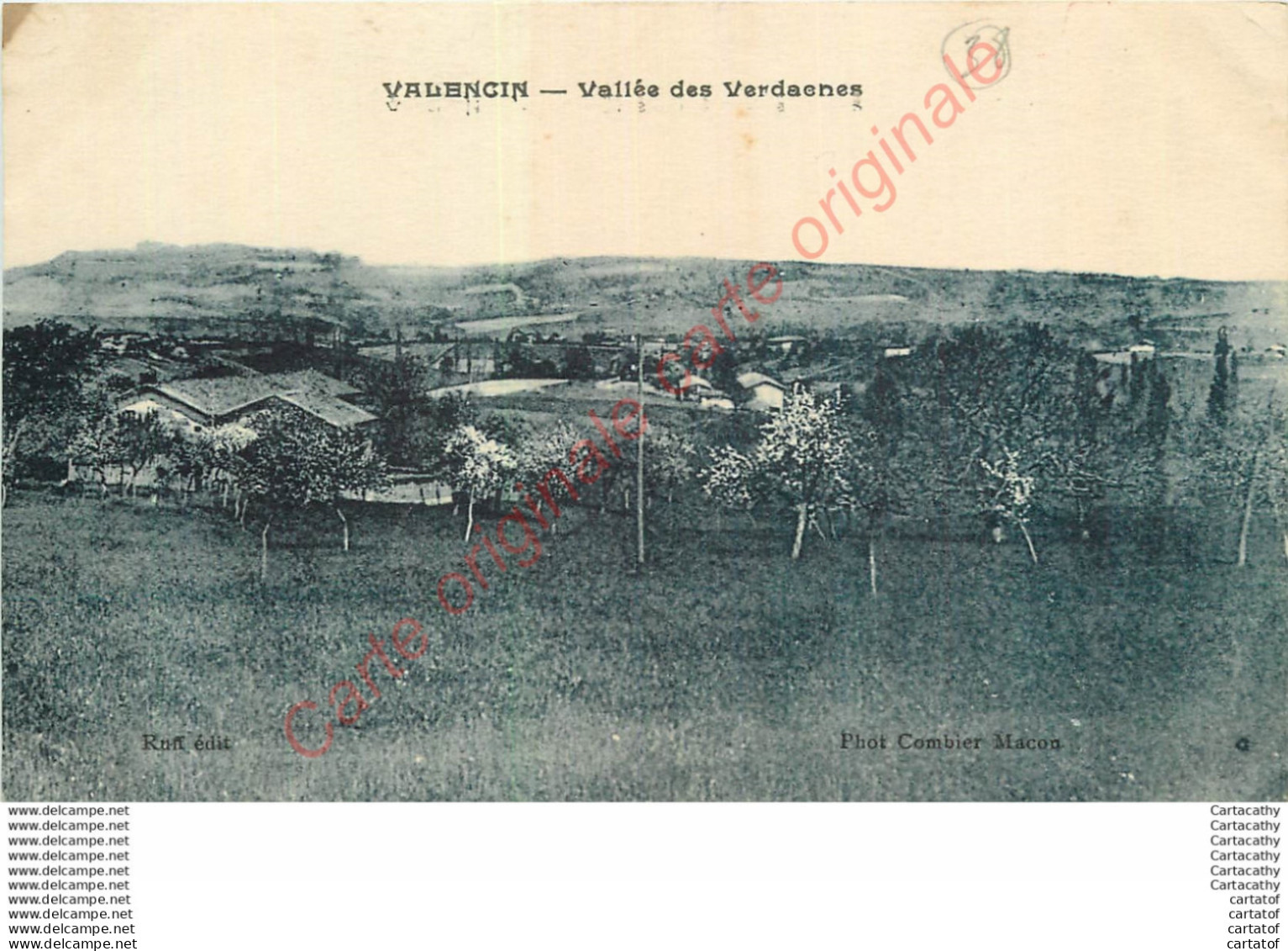 38.  VALENCIN .  Vallée Des Verdaenes . - Otros & Sin Clasificación