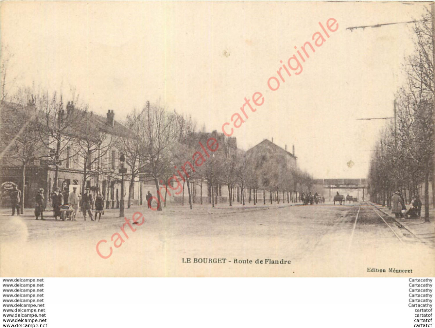 93.  LE BOURGET .  Route De Flandre . - Le Bourget